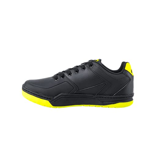 O'NEAL | Zapatilla de Ciclismo | MTB Downhill Freeride | Placa de Pedales SPD Compatible, Durable y Ligera PU, Transpirable | Zapatilla SPD con Clavos | Adultos | Negro Neón Amarillo | Talla 45