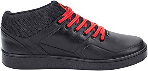 O'NEAL | Zapatillas de bicicleta | MTB DH FR | Equilibrio entre el agarre y el reposicionamiento del pie, protección de la articulación interna | Zapatilla Pinned Pro | Adultos | Negro Rojo | Talla 44