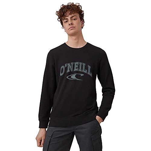 O'Neill Lm State Crew Sweatshirt, Sudadera para Hombre, Negro (9010 Black Out), XL