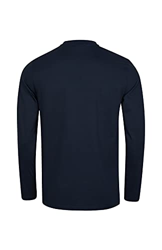 O'Neill Surf State Longsleeve T-Shirt Langarmshirt Mit Collegeprint Camiseta, 5056 Ink Blue, M, para Hombre