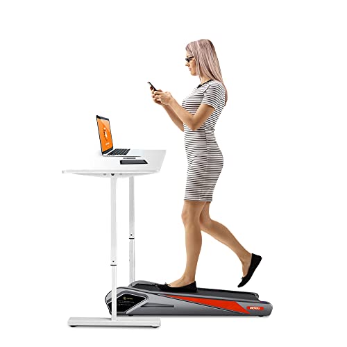 ONETWOFIT Cintas de Correr, Almohadilla de Trabajo compacta Debajo del Escritorio con pequeño Grado de inclinación, Control Remoto o de aplicación Walker Pro para Ejercicio, Peso máximo de 110 kg