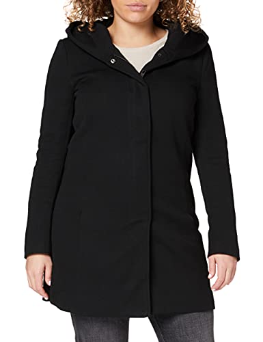 Only Onlsedona Light Coat Otw Noos Abrigo, Negro (Black Black), 40 (Talla del Fabricante: Large) para Mujer