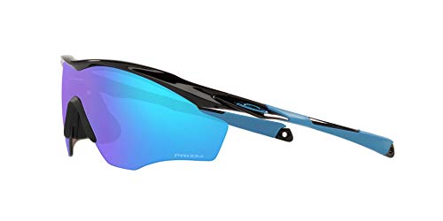 OO9343 M2 Frame XL Sunglasses, Polished Black/Prizm Sapphire, 45mm