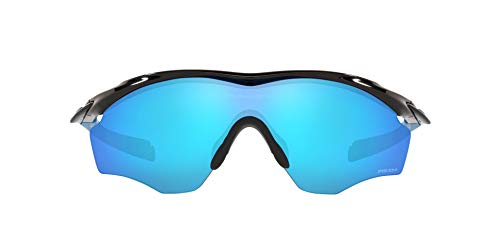OO9343 M2 Frame XL Sunglasses, Polished Black/Prizm Sapphire, 45mm