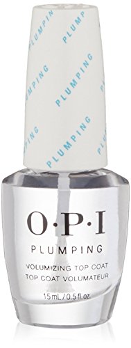 OPI Plumping Top Coat Volumizing - Capa Superior Voluminizadora para un Acabado de Larga Duración tras el Esmalte de Uñas, Efecto Manicura Profesional - 15 ml