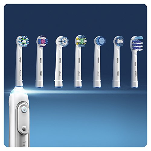 Oral-B Dual Clean Recambios Cepillo de Dientes Eléctrico, Pack de 3 Cabezales - Originales