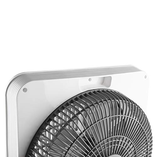 Orbegozo BF 0138 - Ventilador de suelo con 6 aspas, rejilla de protección giratoria bidireccional, 3 velocidades de ventilación, difusor rotativo, temporizador de 60 minutos, 40 W de potencia