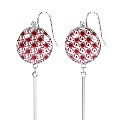 Orca y hielo ártico Pendientes colgantes para mujeres, niñas, cumpleaños, Navidad, amigos, regalo