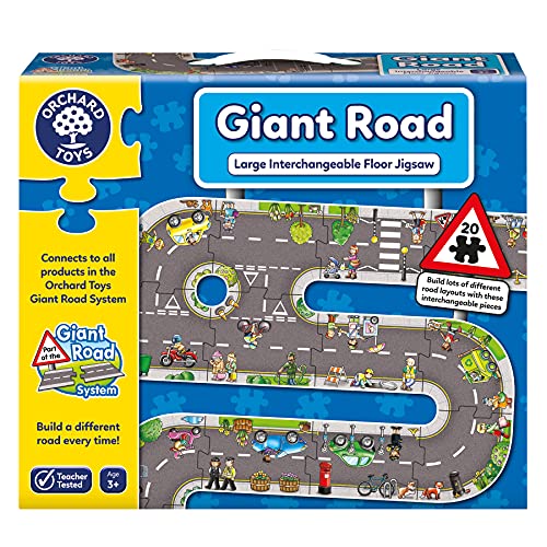 Orchard_Toys - Puzzle Gigante con diseño de Carretera