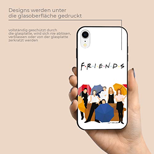 Original y Oficial de Friends de la Serie TV Premium - Funda para iPhone XR, Carcasa de plástico de Silicona TPU, protección contra Golpes y arañazos