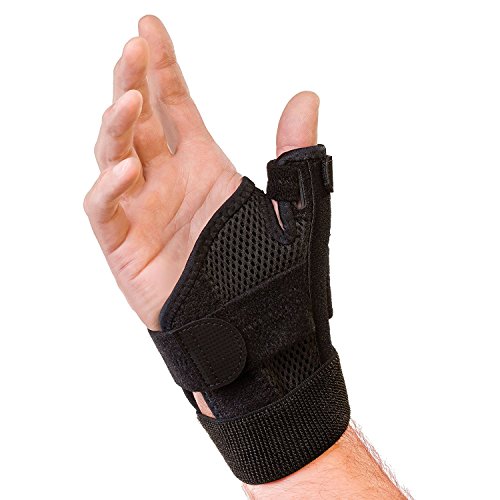 OrthoCare S - Estabilizador de pulgar. TALLA UNICA. Válido ambas manos. Protege la articulación metacarpofalángica y el pulgar a diario. Ayuda a curar lesiones de pulgar y/o artritis.