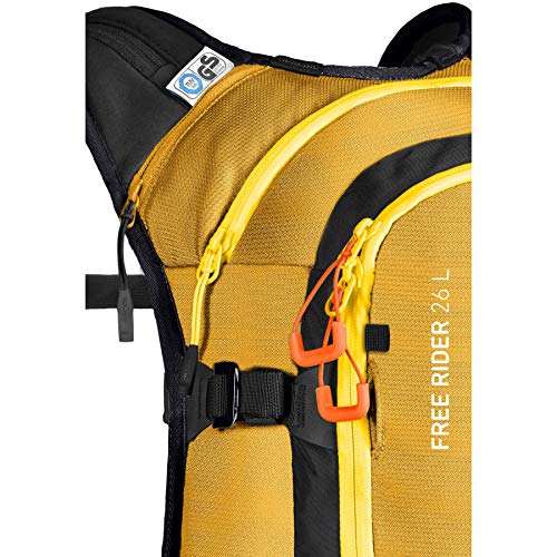 ORTOVOX Free Rider 26 L Mochila, Unisex Adulto, Yellowstone, 26 litros