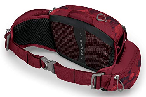 Osprey Savu 5 Mochila multideporte Unisex, Rojo (Claret Red), Talla O/S