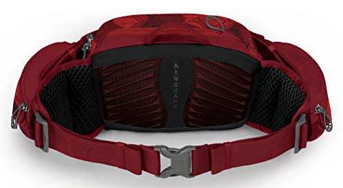 Osprey Savu 5 Mochila multideporte Unisex, Rojo (Claret Red), Talla O/S