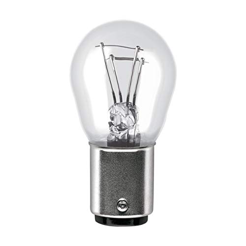 OSRAM ULTRA LIFE P21/5W, lámpara de señalización halógena, luz de freno, luz adicional trasera, 7528ULT-02B, automóvil de 12 V, ampolla doble (2 unidades)