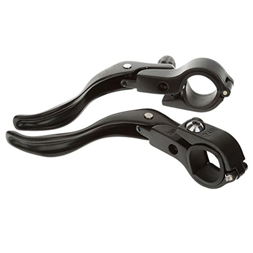 OULII Bicicleta palancas de freno ajuste 22.2 mm / 24mm (Negro) - 1 par