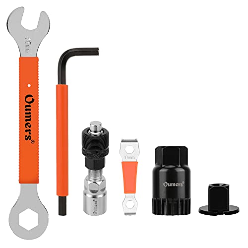 Oumers Kit de Herramientas de Bicicleta, Bike Crank Tool