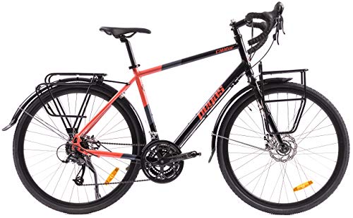 P-Bike - Bicicleta de trekking, trekking, trekking, trekking, trekking, trekking, hombre, urbana, 24 velocidades, 28 pulgadas, con cargador USB