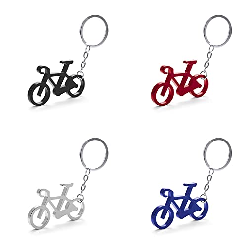 Pack de 50 Llaveros Aluminio Bicicleta - Llaveros Originales Colores Variados con Forma de Bicicleta - Llaveros para Ciclistas y Vueltas Ciclistas. Detalles Originales y Muy económicos para Ciclistas