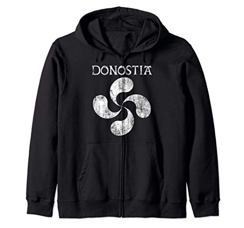 Pais Vasco: Donostia Shirt / Basque Country San Sebastian Sudadera con Capucha