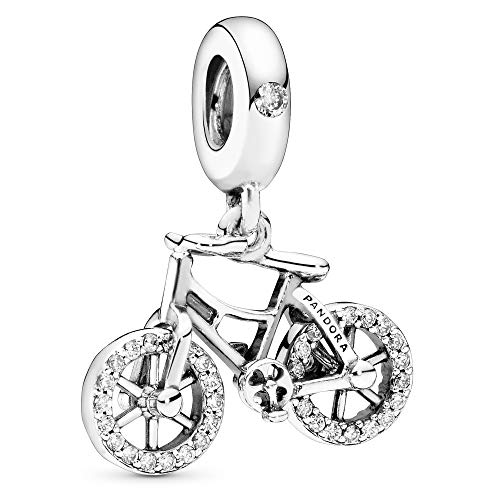 PANDORA Brilliant Bicycle Charm de plata de ley 925 - 797858CZ