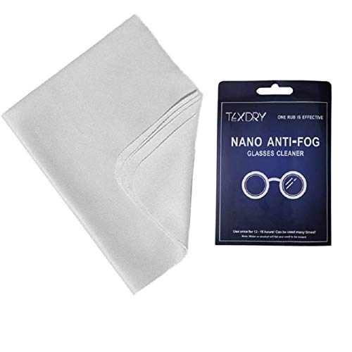 Paño para gafas antivaho, paño reutilizable para tratamiento con toallitas antivaho Tech Nano para gafas de natación (1 unidad)