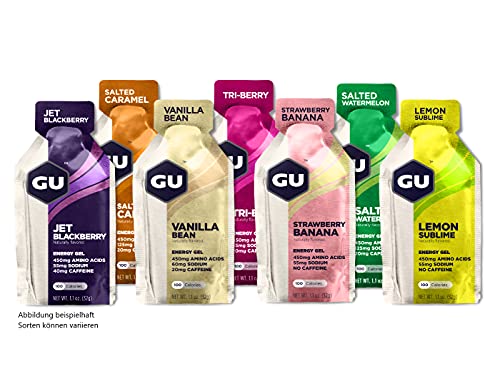 Paquete de prueba GU Energy Gel 7 x 32 g (diferentes variedades)