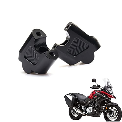 para Suzuki DL650 para V-Strom 650 VSTROM DL650 VST650 Elevador Manillar CNC para Motocicleta Kit Elevador Manillar Montaje Abrazadera Elevador Manillar Motocicleta