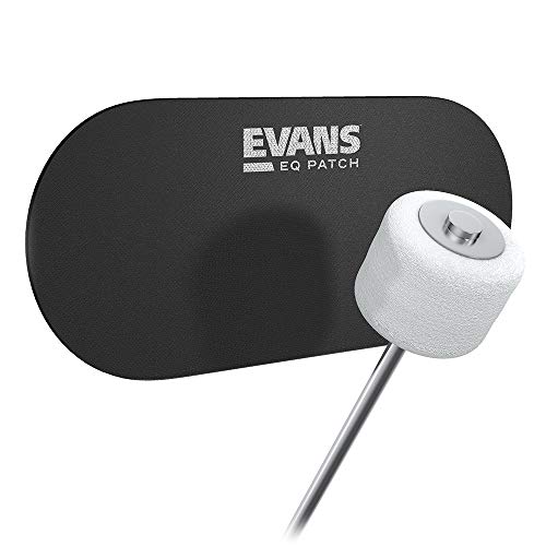 Parche doble para pedal EQ de Evans, nailon negro (EQPB2)