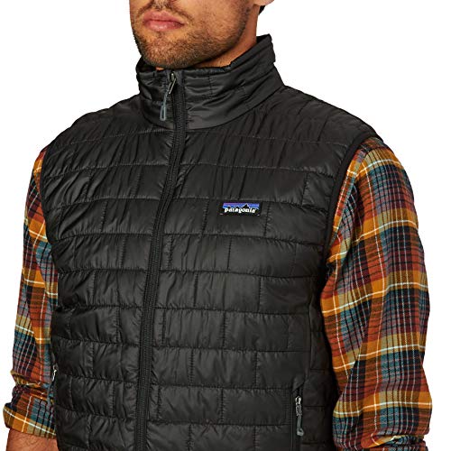 Patagonia M's Nano Puff Vest Chaleco, Hombre, Negro, XXL