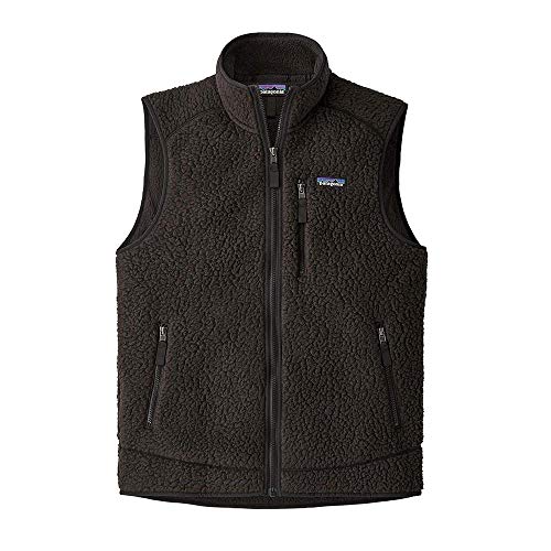 PATAGONIA M's Retro Pile Vest Chaleco, Black, XS para Hombre