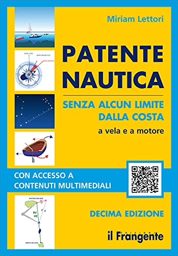 Patente nautica senza alcun limite dalla costa. A vela e a motore. Con espansione online