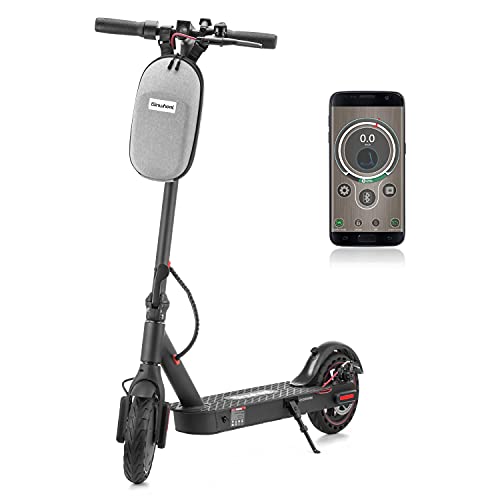 Patinete Electrico isinwheel i9 - Control App, Largo Alcance 25 km Patinete Eléctrico Adultos, Velocidad Máx hasta 30 km/h, Neumáticos Sólidos 8,5 Pulgadas Patinetes Eléctricos Plegables 350W Motor