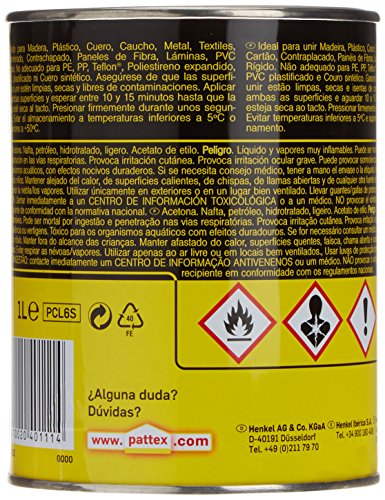 Pattex 1731502 - Cola de contacto, 1 litro