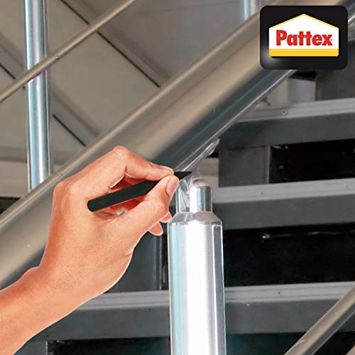 Pattex Nural 27, soldadura metálica en frío, aluminio gris, Juego 2 Tubos, 22 cm