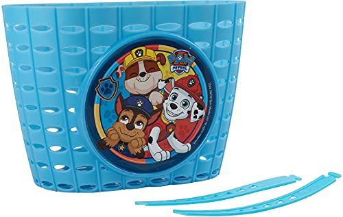 Paw Patrol Cesta de Bicicleta, Niños, Turquesa, Talla única