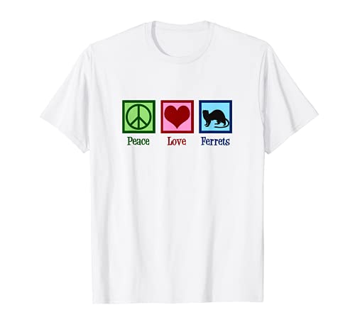 Paz Amor Hurón Camiseta