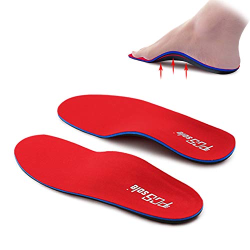 PCSsole Orthotic Arch Support Inserciones de calzado Plantillas para pies planos, dolor en los pies, fascitis plantar, plantillas para hombres y mujeres (EU44-45(29cm))