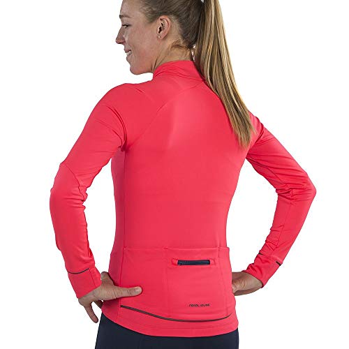 PEARL IZUMI Maillot Pi W M/L Attack Thermal Rojo T Camiseta, Mujer