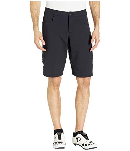 PEARL IZUMI Pantalón Corto MTB Canyon Negro (30 Cintura = EU 46, Negro)