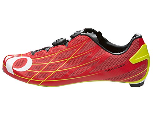 PEARL IZUMI P.R.O. Leader III Zapatilla de Carretera, Hombre, Rojo, 41