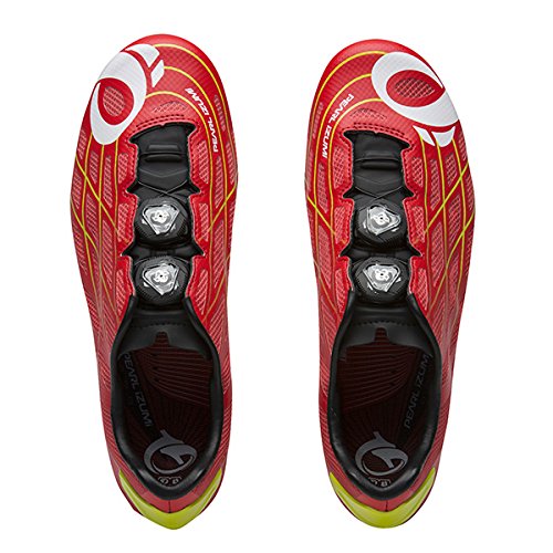 PEARL IZUMI P.R.O. Leader III Zapatilla de Carretera, Hombre, Rojo, 41