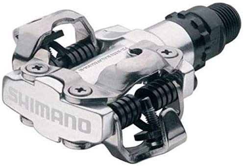 Pedales de MTB, Shimano M520, SPD, plata