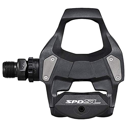 PEDALES SHIMANO Rs500 SPD-SL Pedales, Unisex Adulto, Negro (Negro)