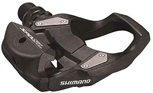 PEDALES SHIMANO Rs500 SPD-SL Pedales, Unisex Adulto, Negro (Negro)