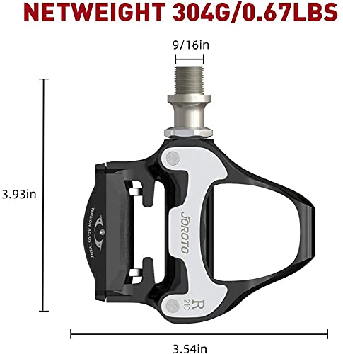 Pedales SPD-SL Pedales bicicleta de carretera ultraligeros con tacos de pedales bici para sistema Shimano SPD-SL