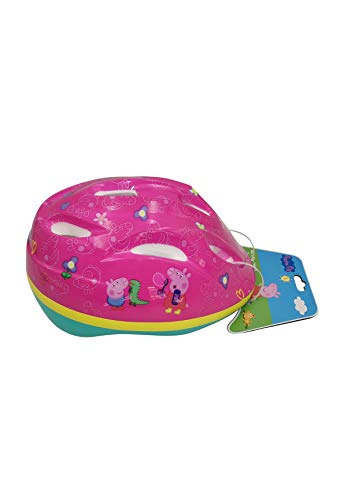 Peppa Pig Casco de bicicleta bici para niños de la Patrulla Canina, talla 51-55 cm, aprobado por TÜV/GS