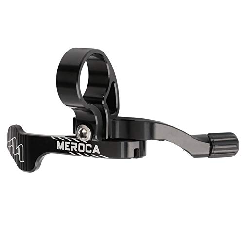 perfeclan Bicicletas Poste Telescópico Palanca Remota Tija de Sillín de Bicicleta Palanca de Cambios con Rodamiento Sellado Accesorios de Bicicleta de Carretera - Negro, 78 mm