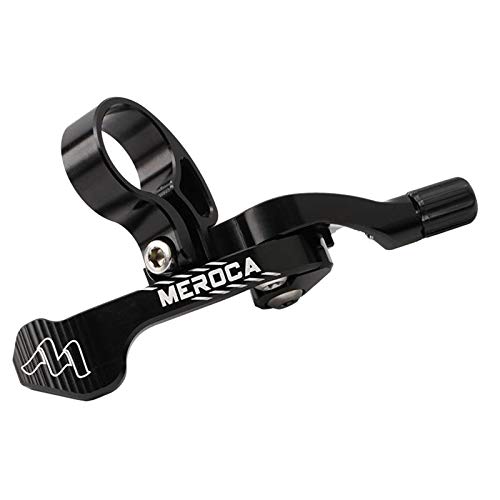 perfeclan Bicicletas Poste Telescópico Palanca Remota Tija de Sillín de Bicicleta Palanca de Cambios con Rodamiento Sellado Accesorios de Bicicleta de Carretera - Negro, 78 mm