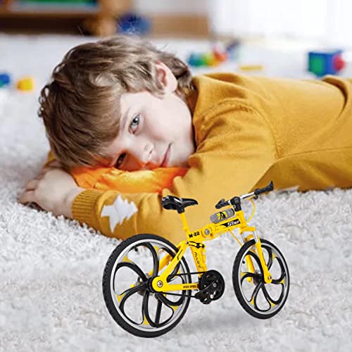 PERFECTHA Finger Bike Dirt Bike Toys - Mini Modelo de Bicicleta - Cool Educational Mountain Dirt Bicicleta Vehículo Juguetes Regalos de cumpleaños para niños Niños Niñas Adultos